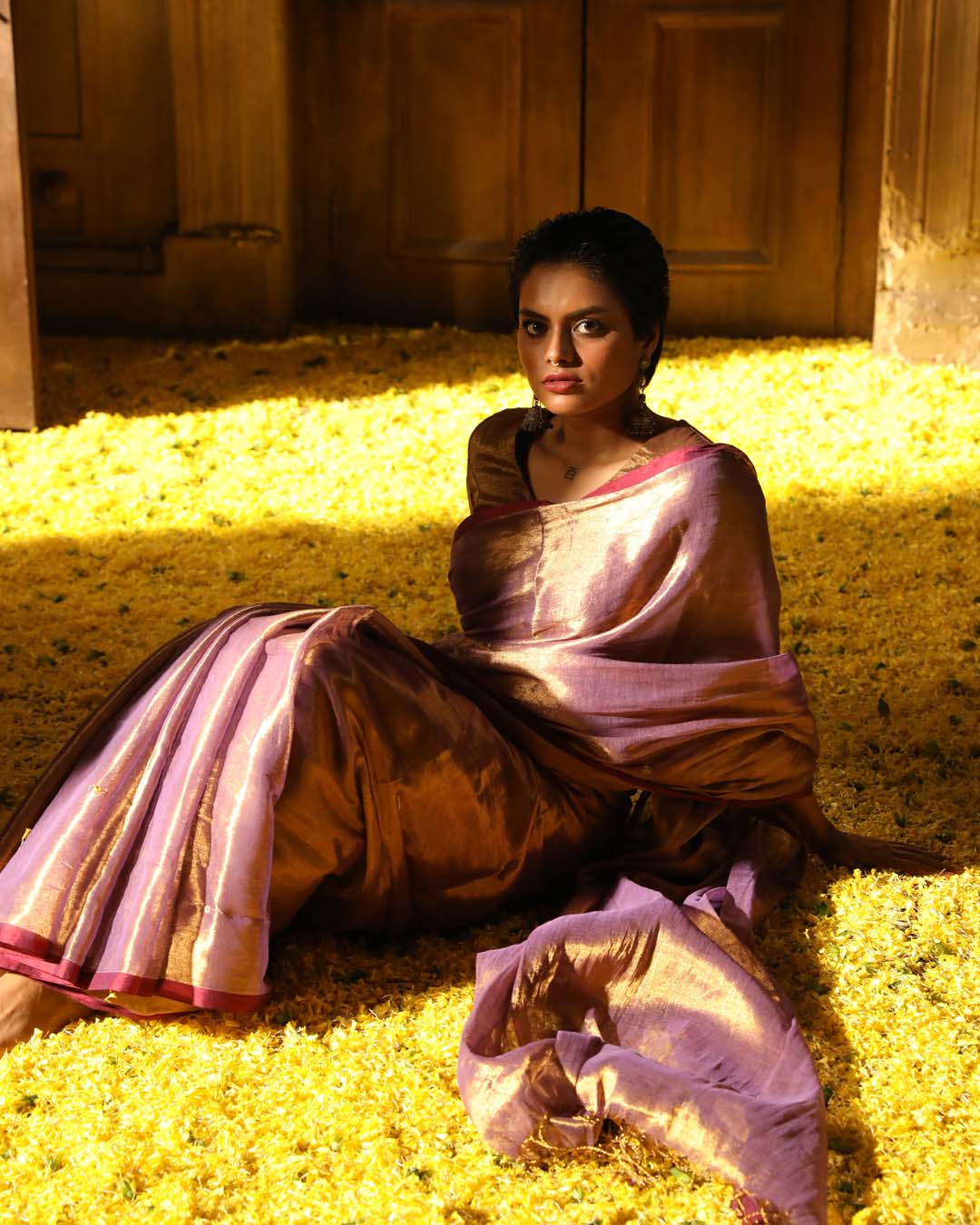 ROYAL AMETHYST (HANDLOOM 100% PURE COTTON SAREE)