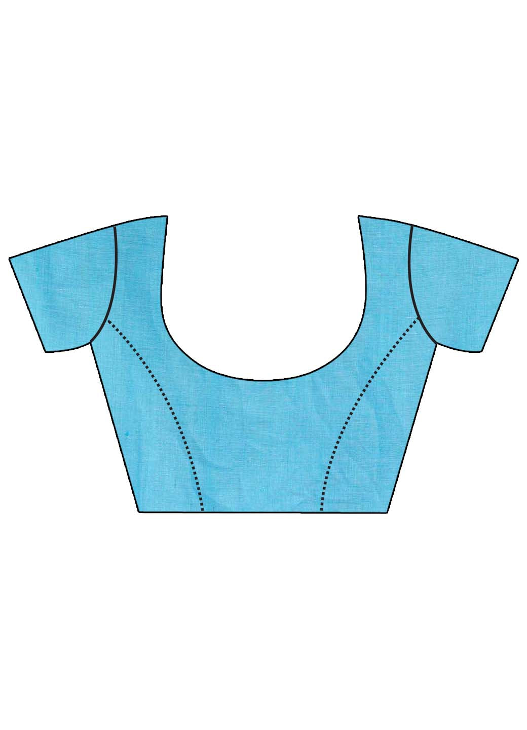 SKYWARD DREAMS (BENGAL HANDLOOM 100% PURE COTTON SAREE)