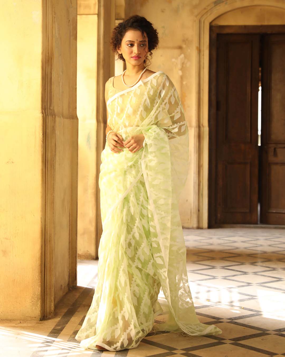 ENCHANTED FOREST  (HANDLOOM ART SILK SAREE)