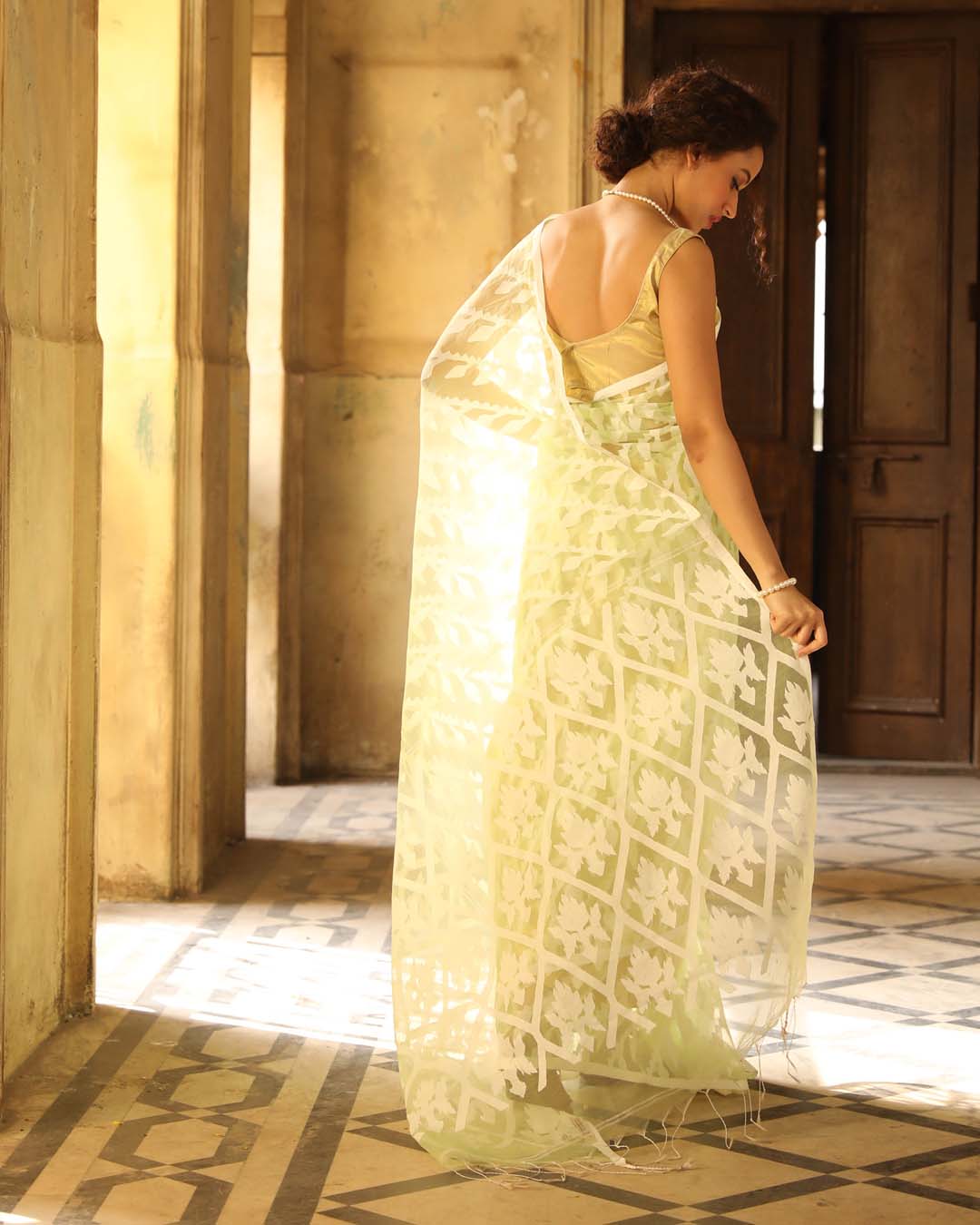 ENCHANTED FOREST  (HANDLOOM ART SILK SAREE)