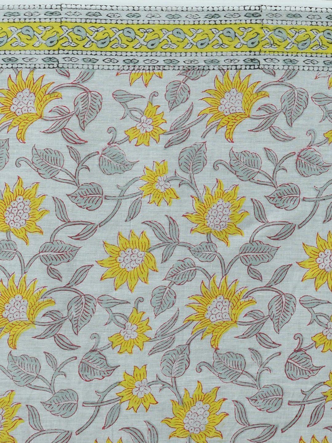 SUNLIT SERENADE (BAGRU 100% PURE COTTON SAREE)