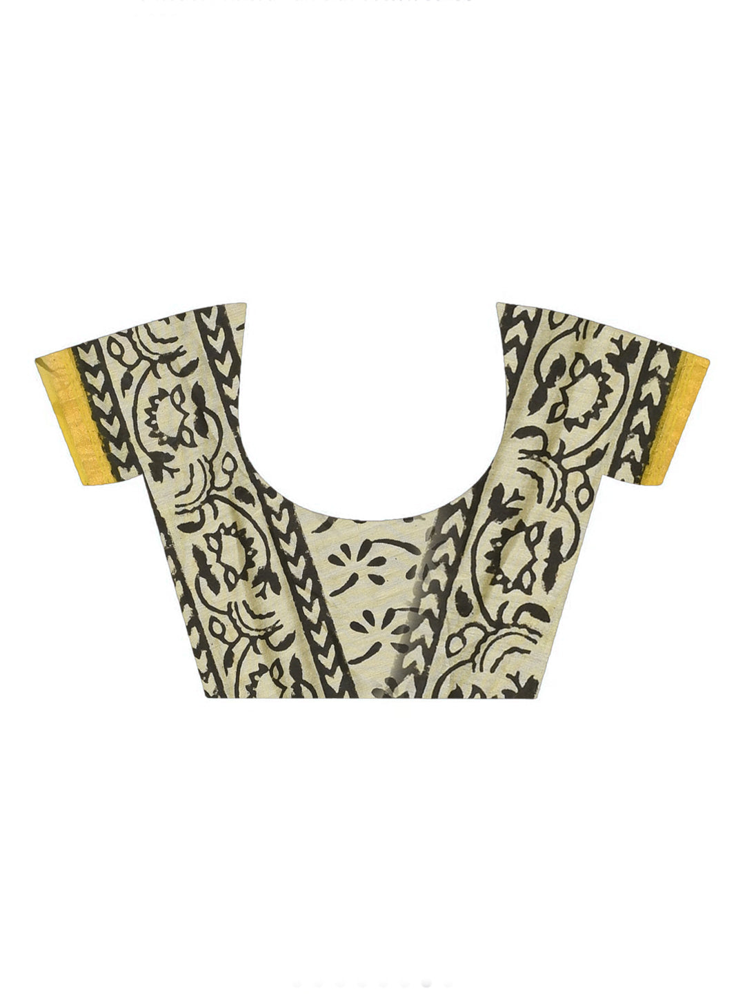 AZURE REVERIE (BAGRU SILK COTTON SAREE)