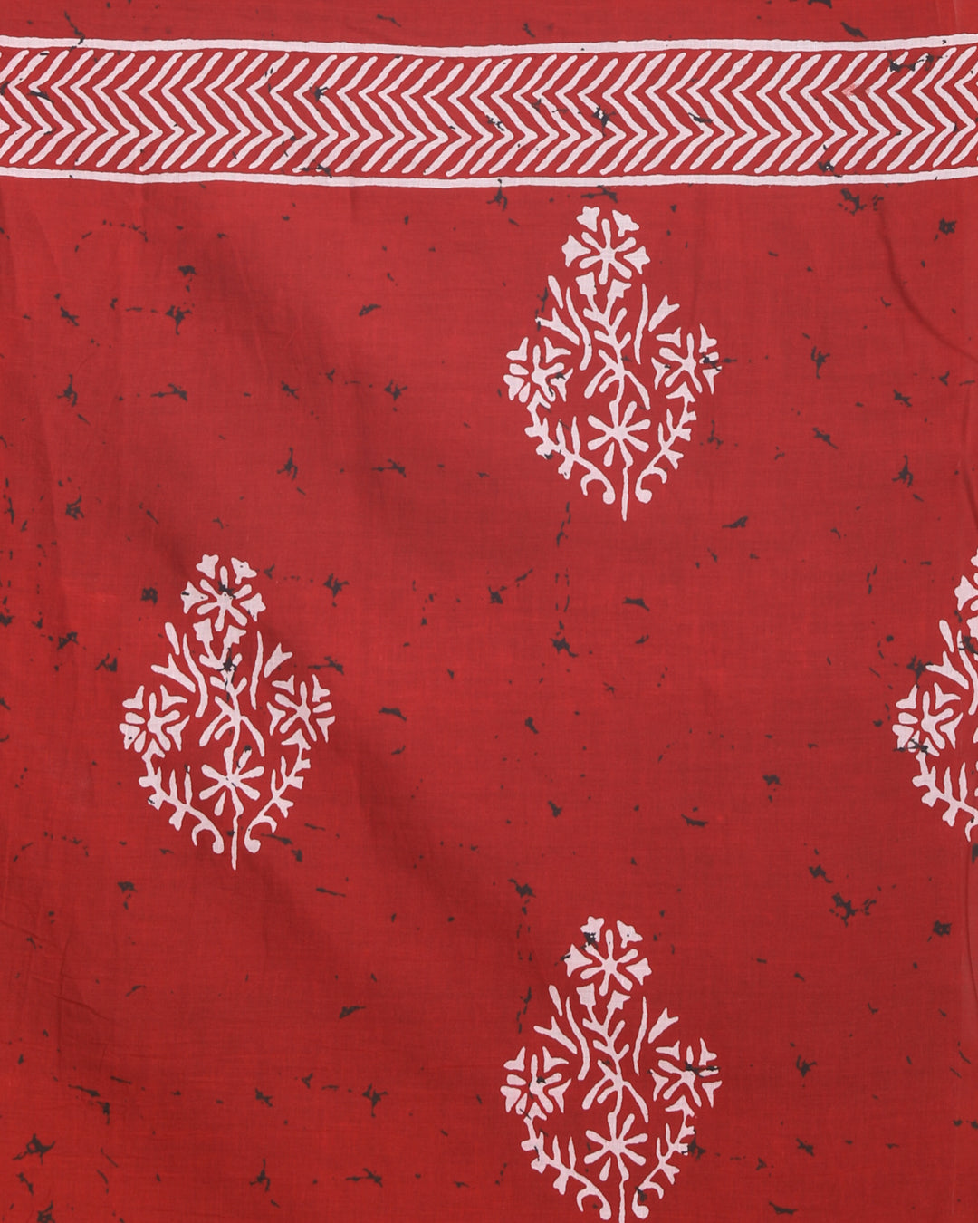 CRIMSON ELEGANCE (BAGRU MUL MUL COTTON SAREE)