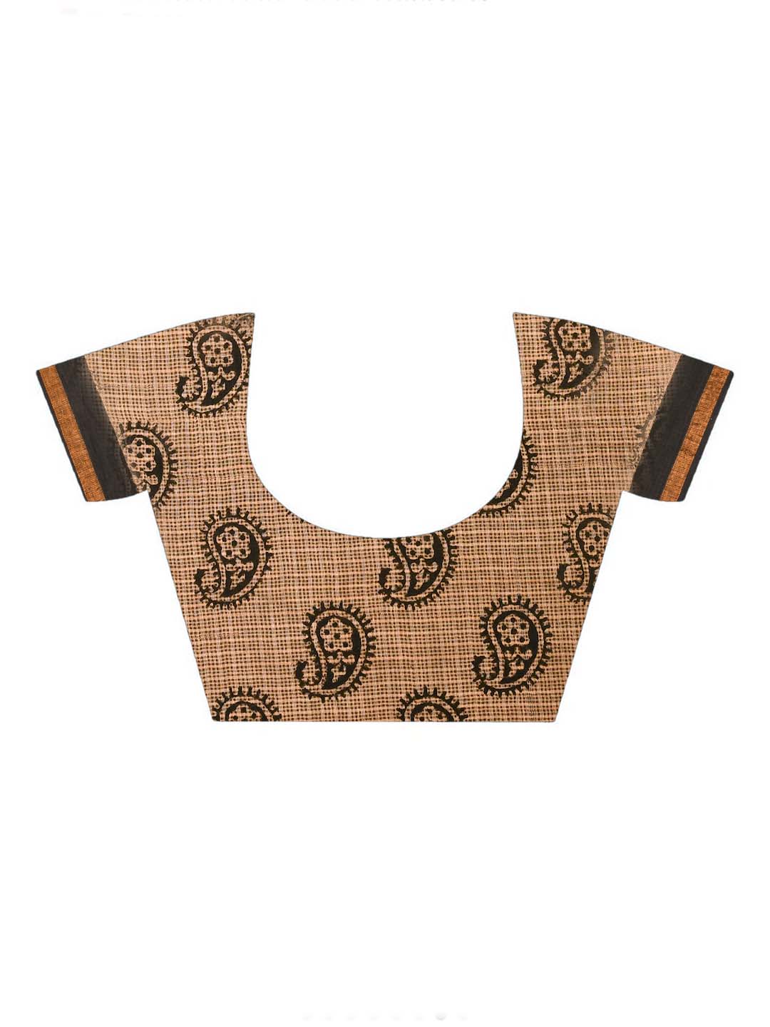 IVORY WHISPER  (BAGRU SILK COTTON SAREE)