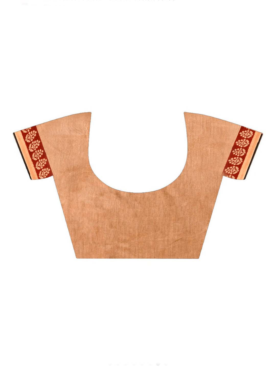 BEIGE HARMONY (BAGRU SILK COTTON SAREE)