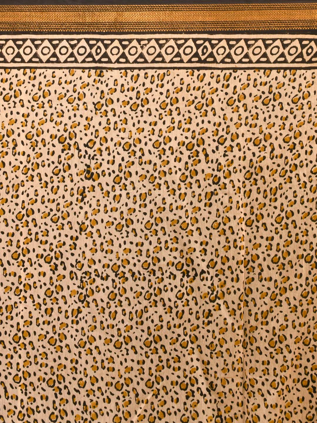 GOLDEN MIRAGE (BAGRU SILK COTTON SAREE)