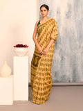 VERDANT HARMONY (BAGRU SILK COTTON SAREE)