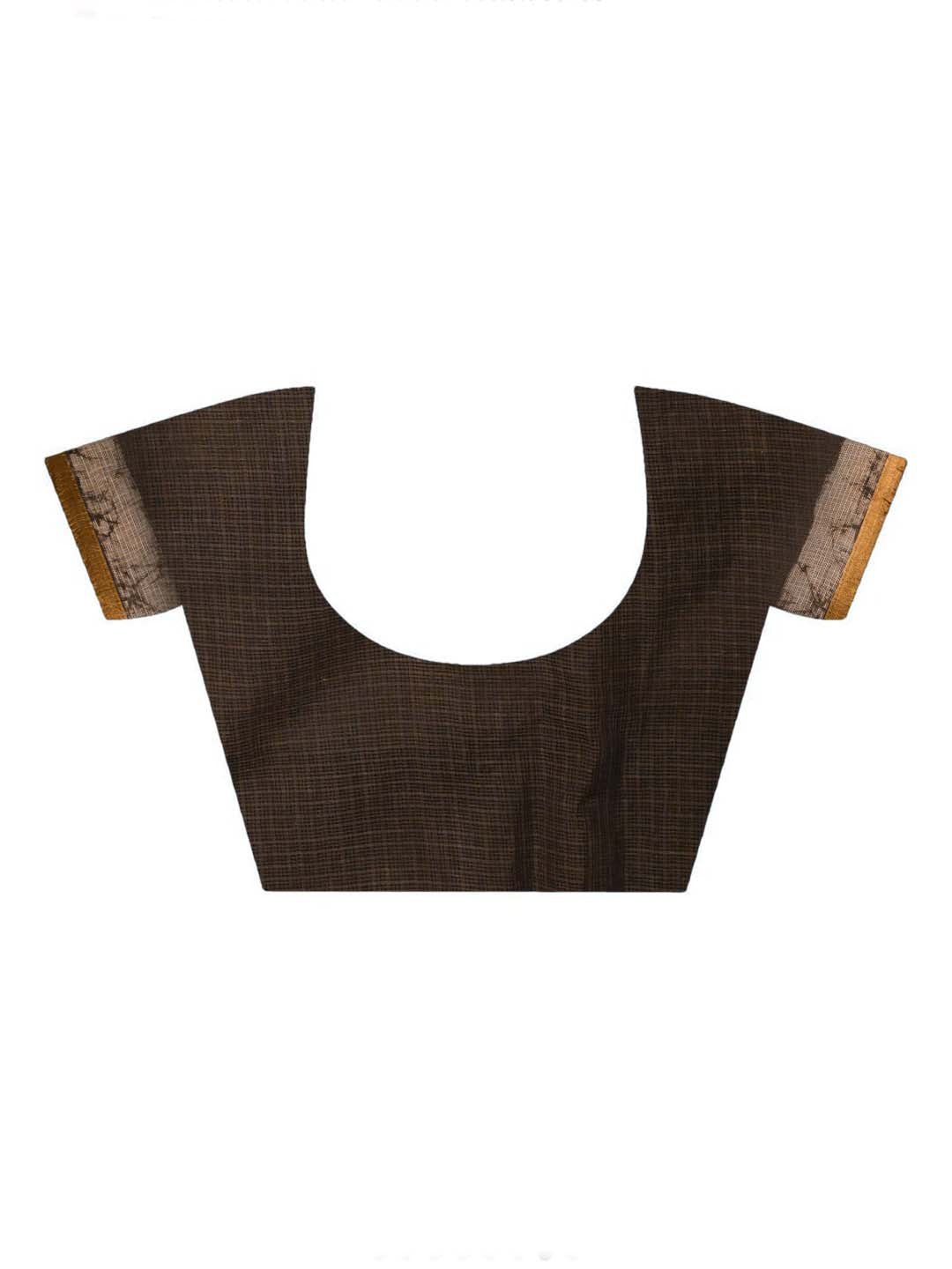 SERENE MOCHA  (BAGRU SILK COTTON SAREE)