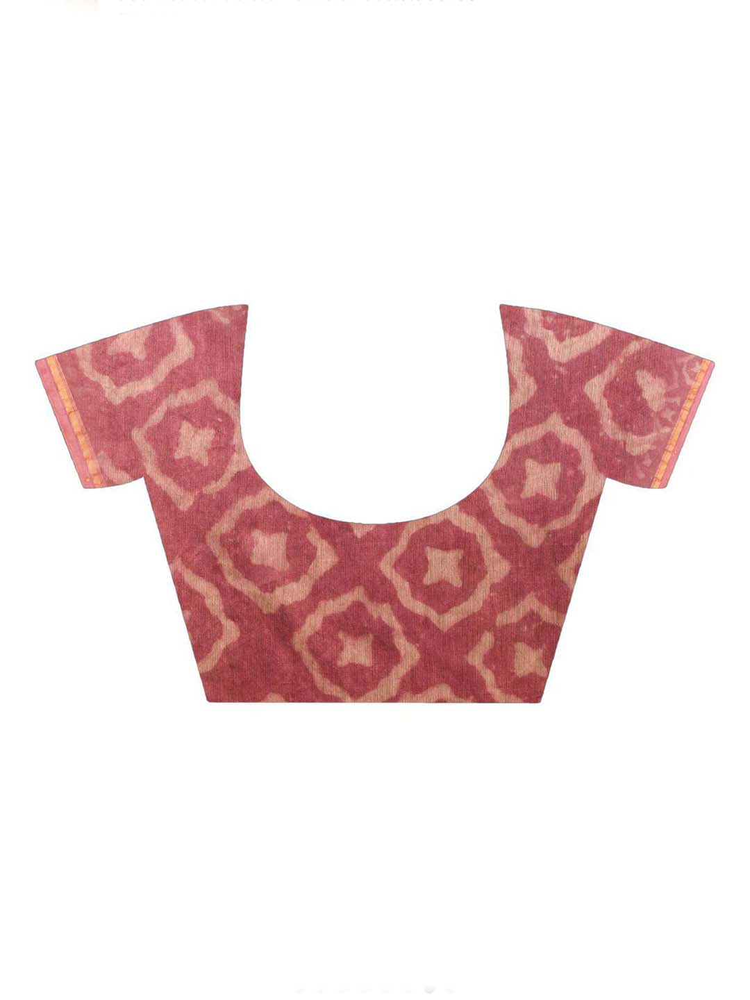 BLUSH REVERIE (BAGRU SILK COTTON SAREE)