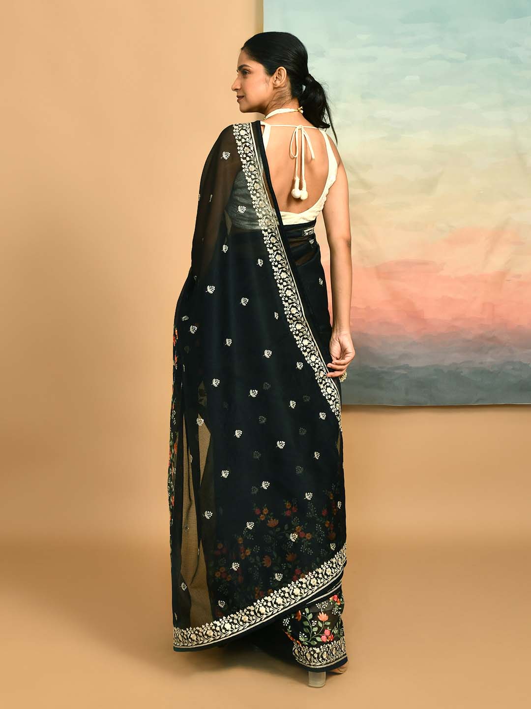 NOIR RADIANCE (KOTA  SAREE)