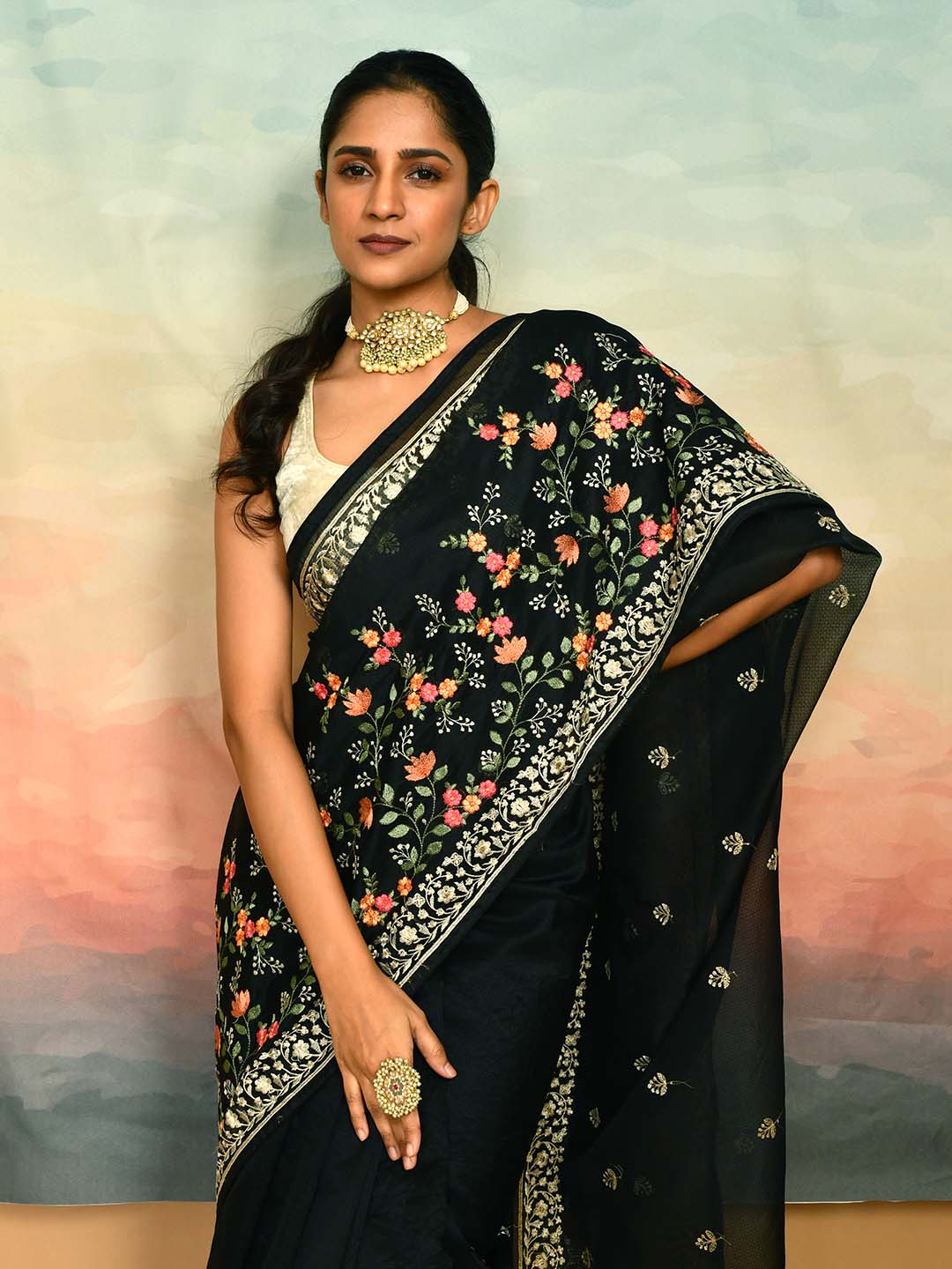 NOIR RADIANCE (KOTA  SAREE)