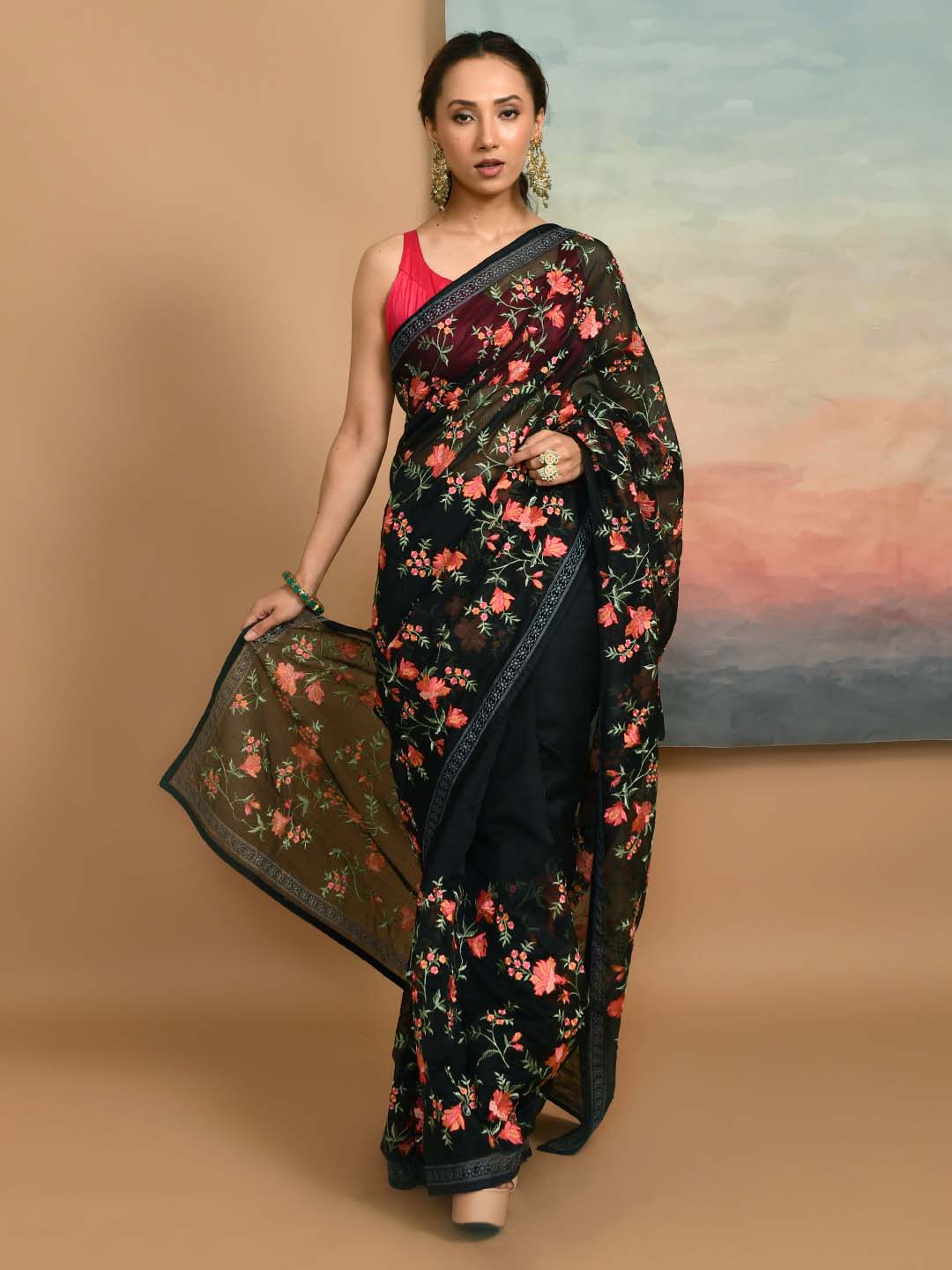 NOIR ENCHANTMENT (KOTA  SAREE)
