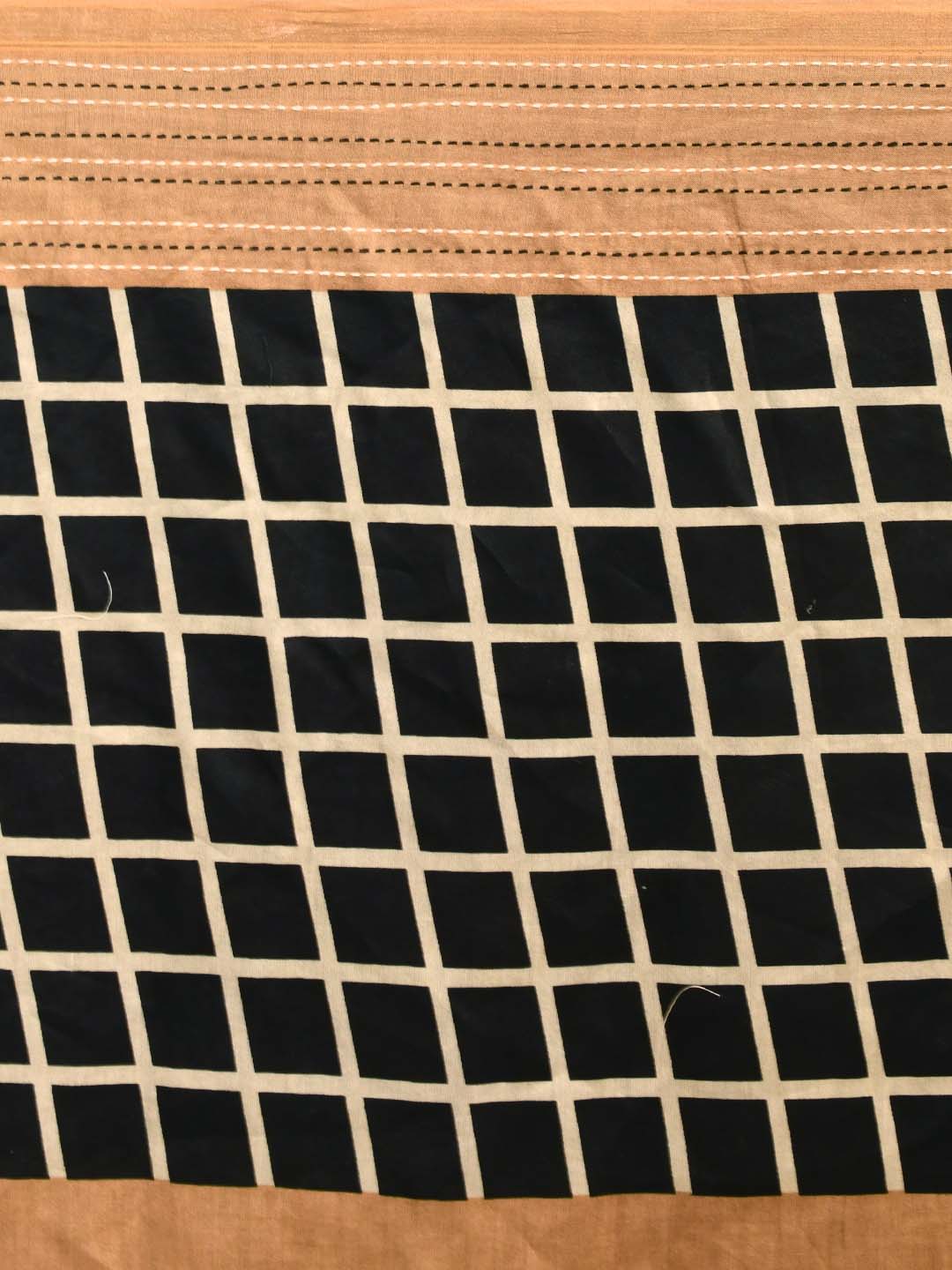 GEOMETRIC HARMONY (CHANDERI SILK COTTON SAREE)