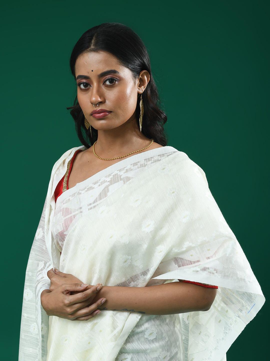 ETERNAL GRACE (HANDLOOM COTTON BLEND SAREE)