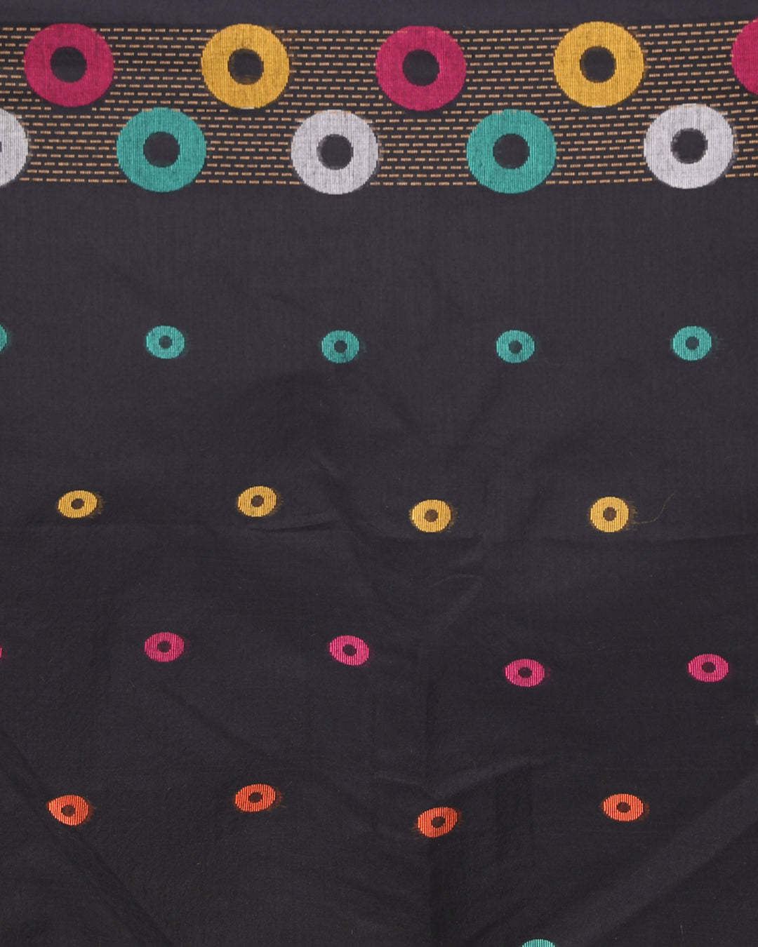 CIRCULAR HARMONY (HANDLOOM COTTON BLEND SAREE)