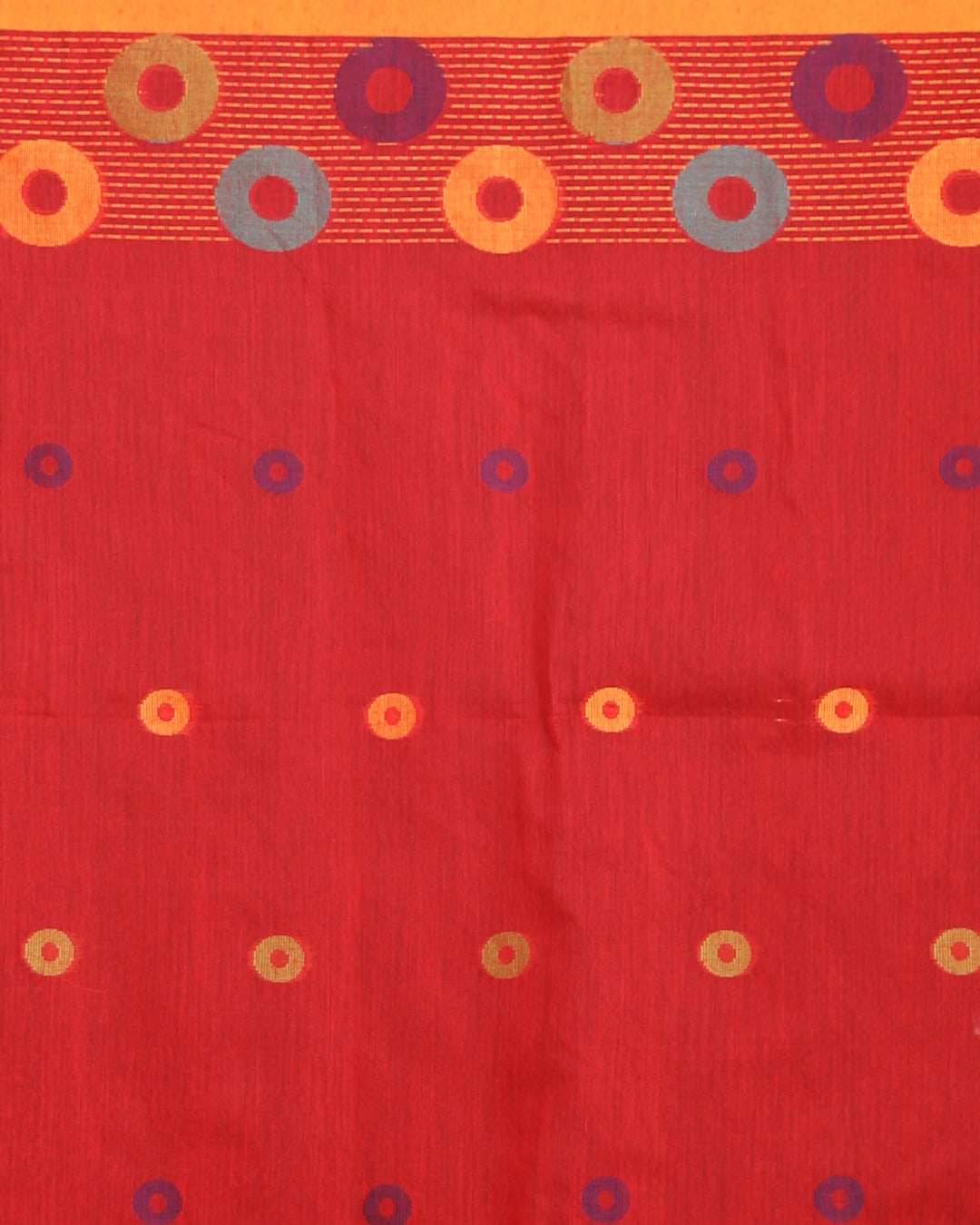 CERISE ANTIQUITY (HANDLOOM COTTON BLEND SAREE)