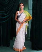 FOREST CHARM (HANDLOOM COTTON BLEND SAREE)