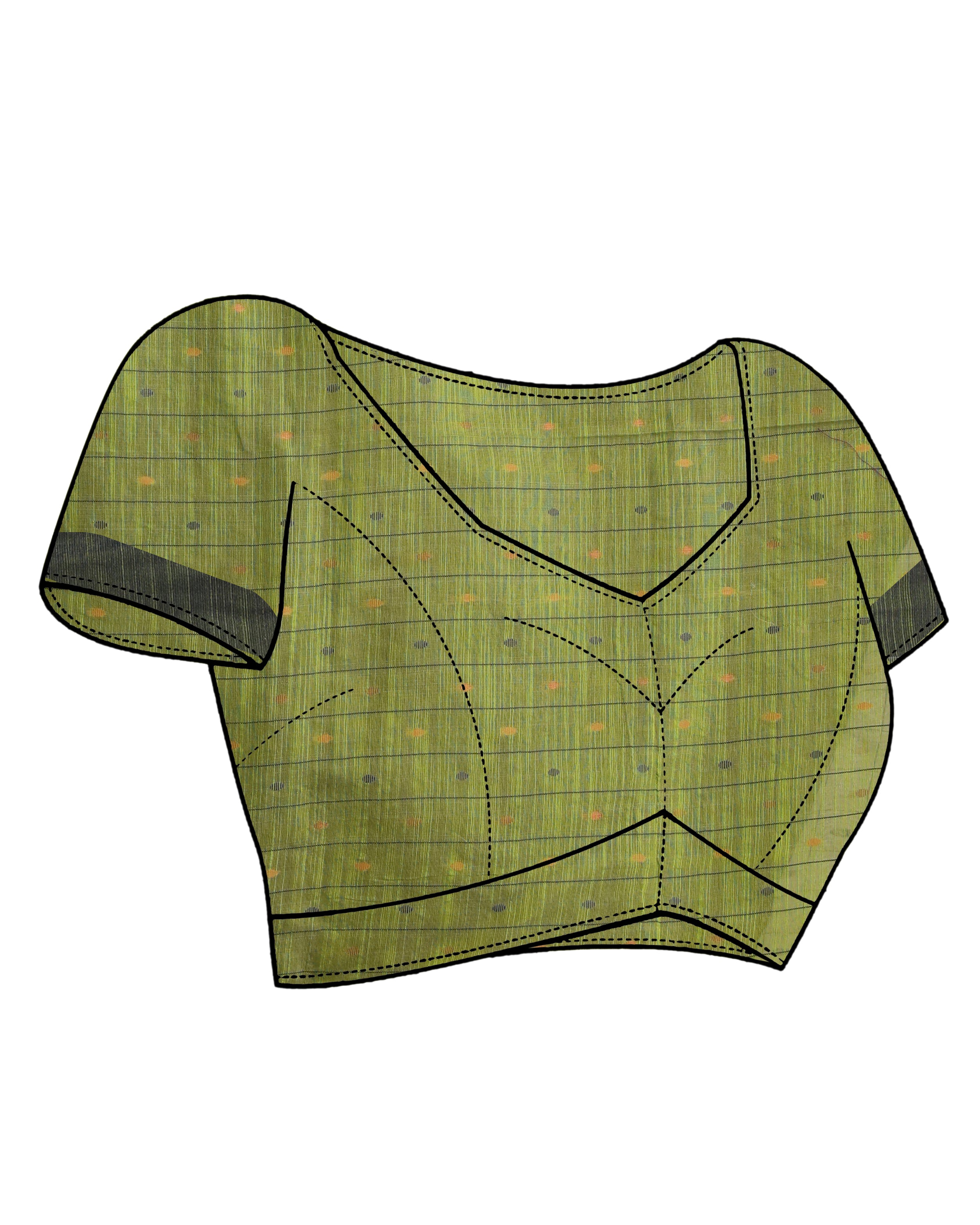 FOREST CHARM (HANDLOOM COTTON BLEND SAREE)