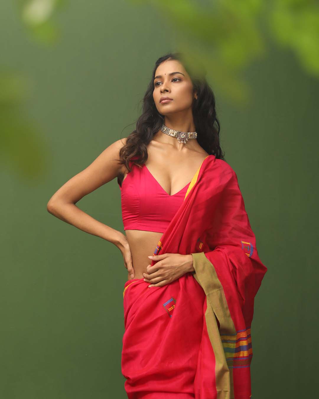 BLUSH HARMONY (HANDLOOM 100% PURE COTTON SAREE)