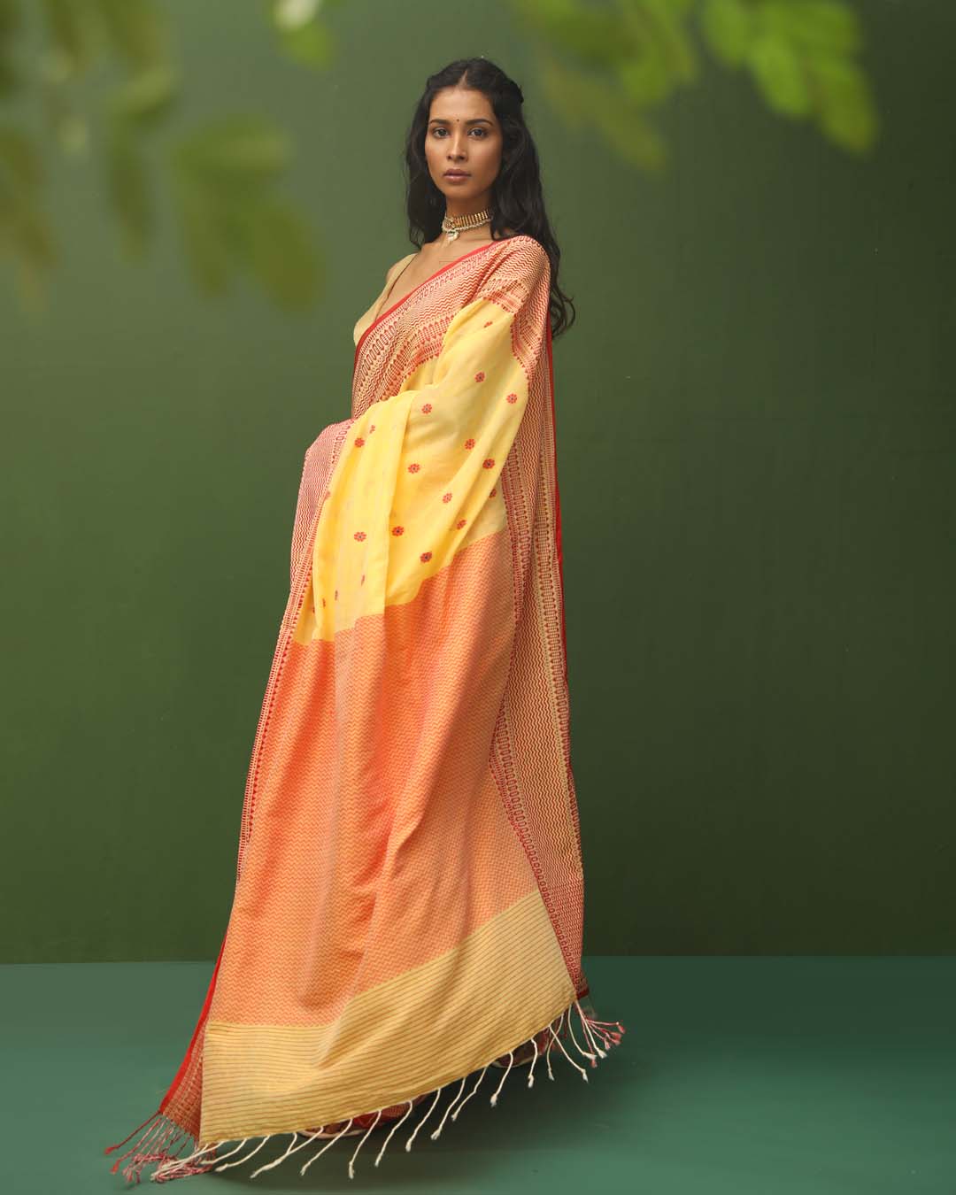 SUNNY DRAPE (HANDLOOM 100% PURE COTTON SAREE)