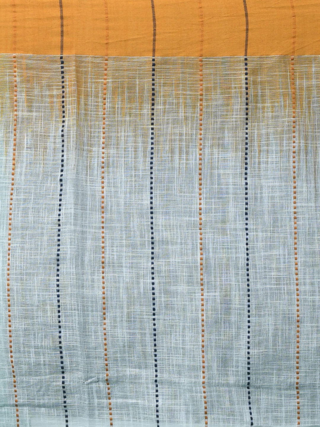 PEARL STRIPES (HANDLOOM PURE LINEN SAREE)