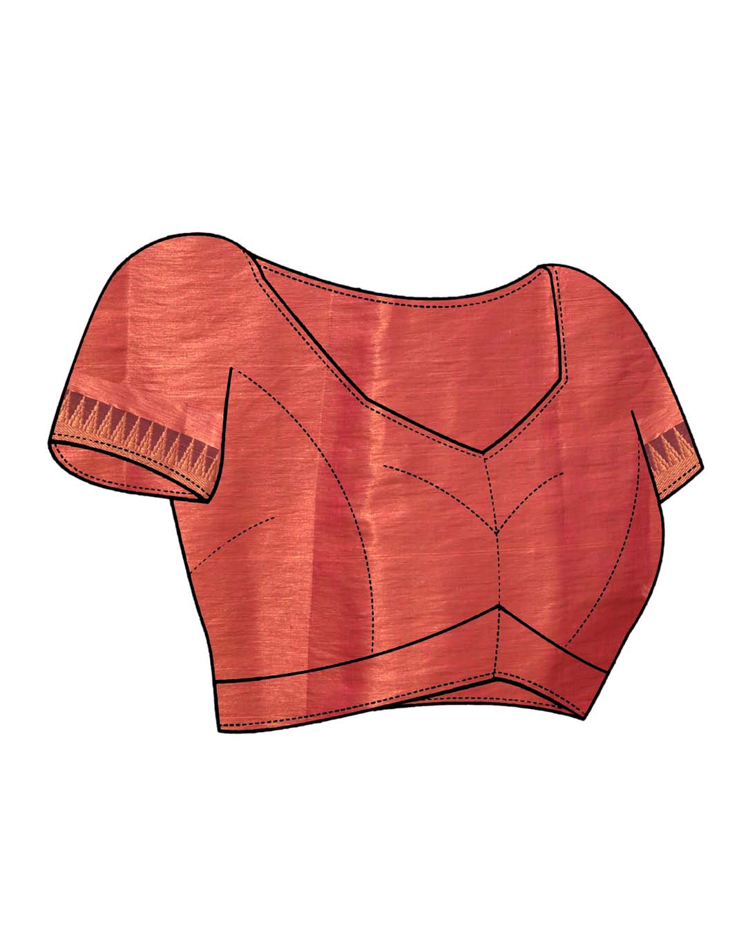 MAGENTA SPLENDOR (BENGAL HANDLOOM COTTON BLEND SAREE)