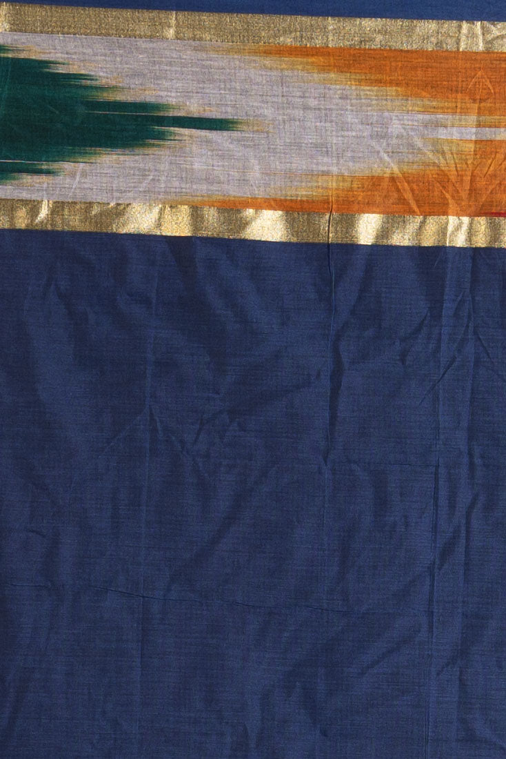 Sandstone Beige Cotton Saree