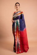 Neelanjali Prism-Stripe Saree