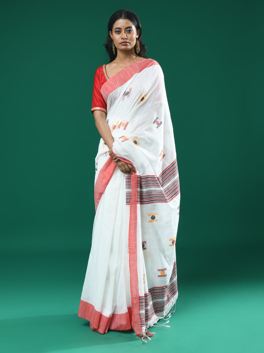 PURE SERENITY (HANDLOOM 100% PURE COTTON SAREE)