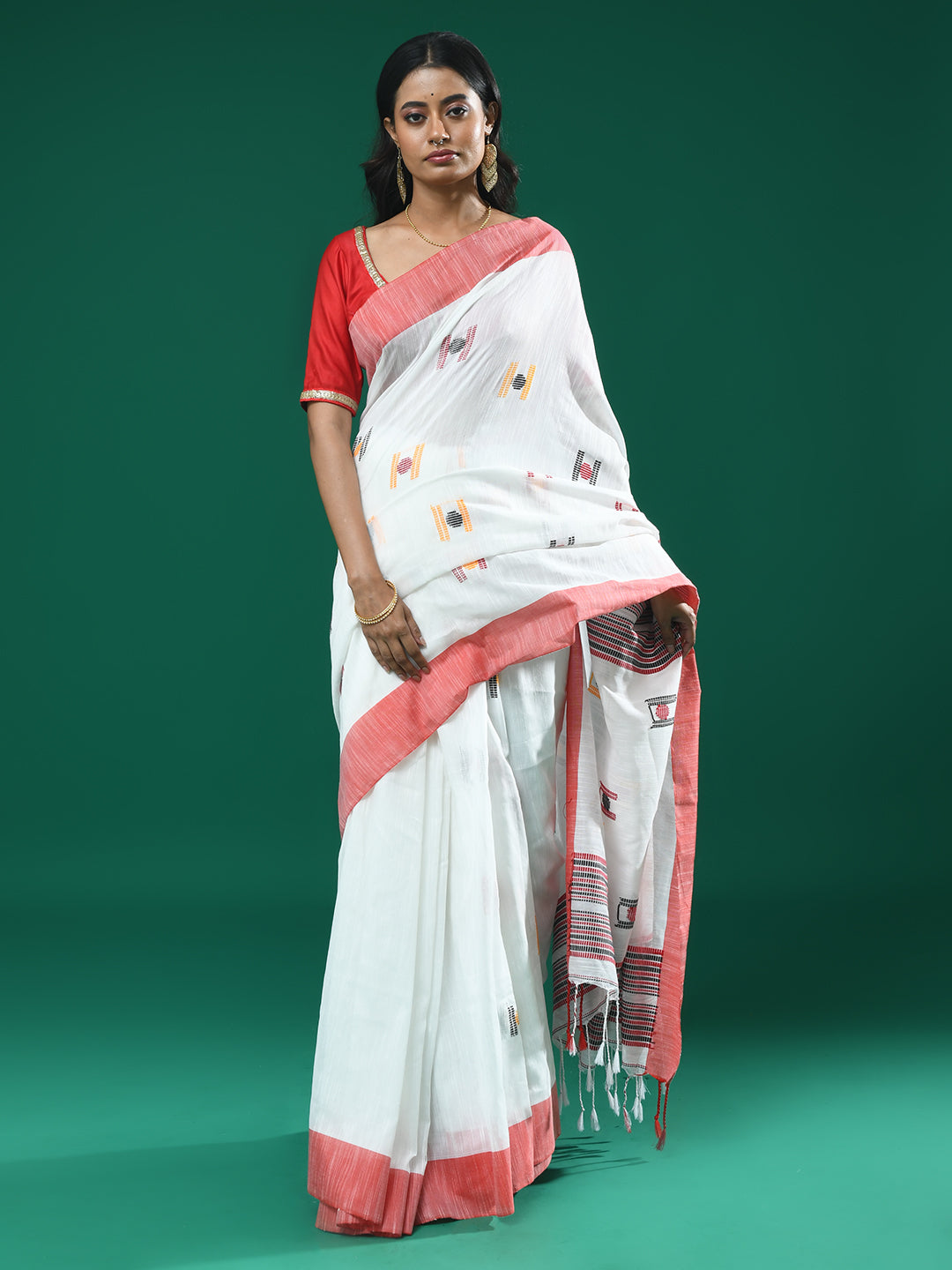 PURE SERENITY (HANDLOOM 100% PURE COTTON SAREE)