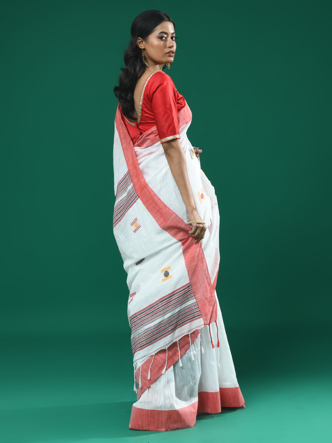 PURE SERENITY (HANDLOOM 100% PURE COTTON SAREE)