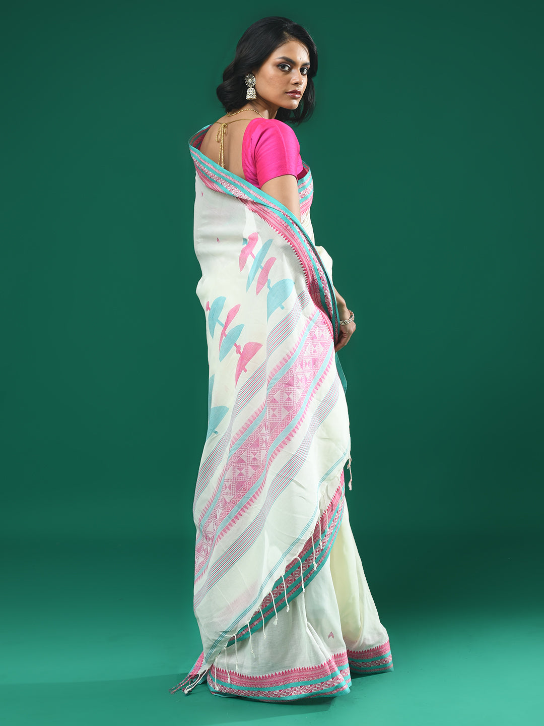 RADIANT TRUTHS (HANDLOOM 100% PURE COTTON SAREE)