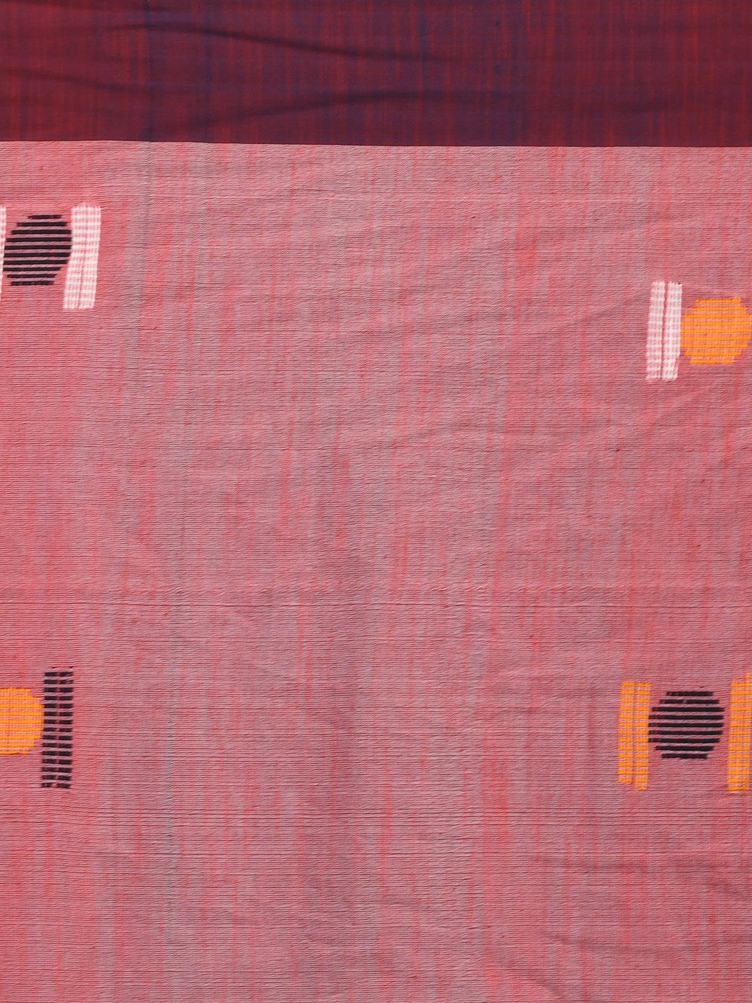 CRIMSON ELEGANCE (HANDLOOM 100% PURE COTTON SAREE)