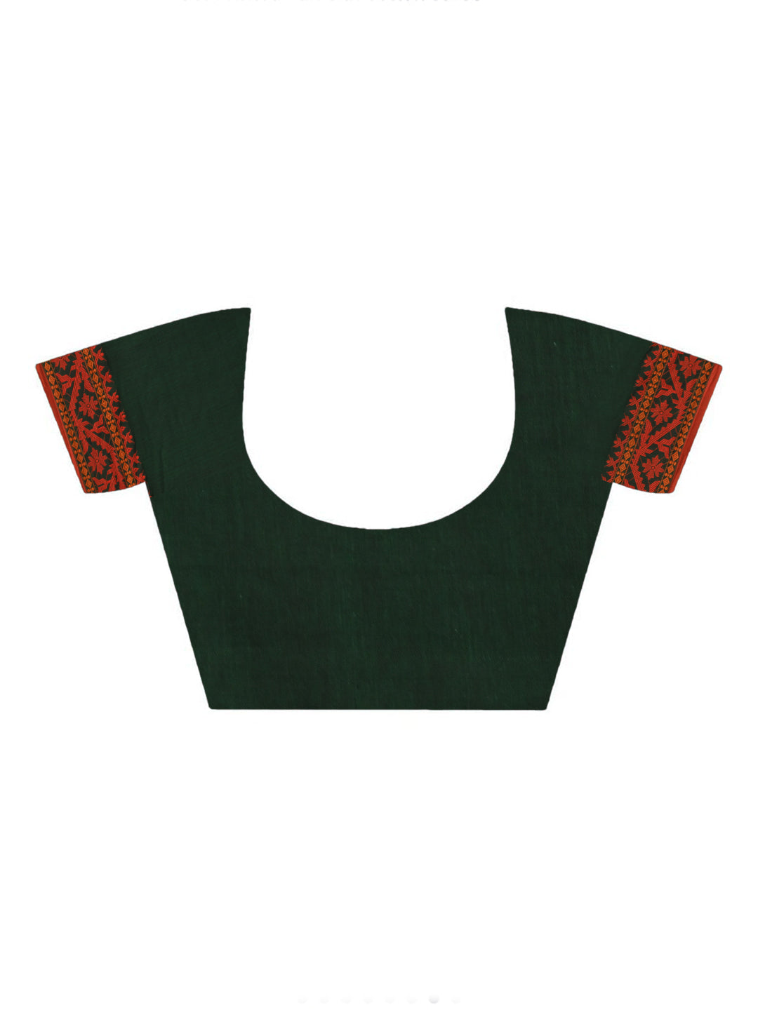 EMERALD HARMONY (HANDLOOM 100% PURE COTTON SAREE)