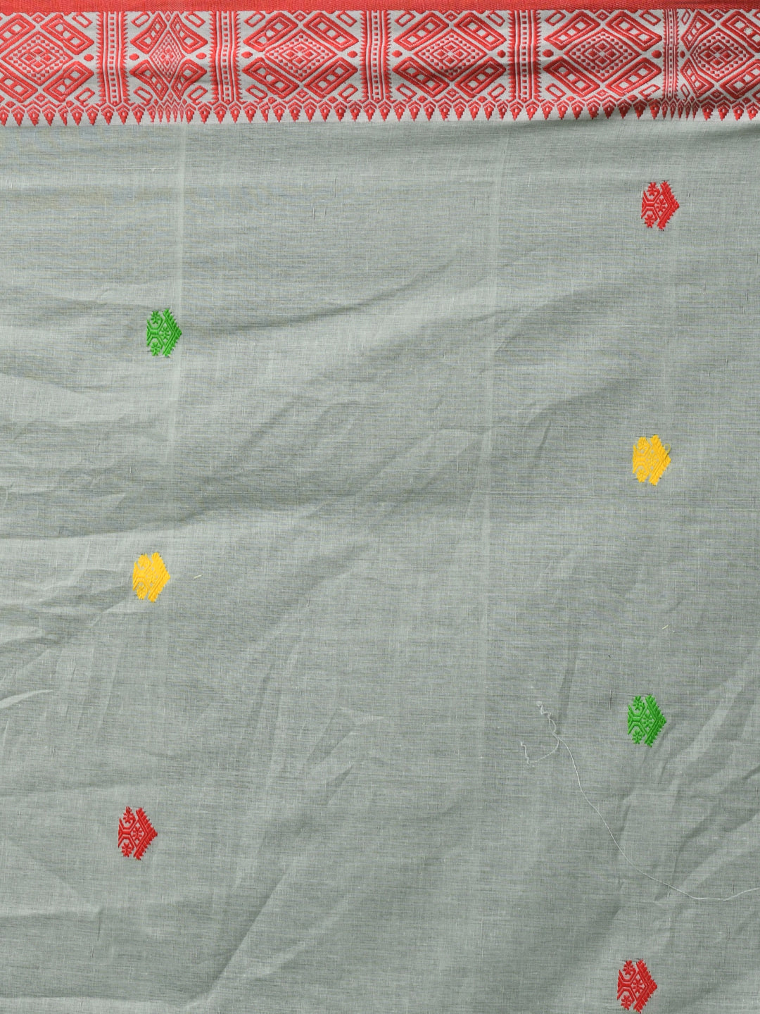 FOREST WHISPER (HANDLOOM 100% PURE COTTON SAREE)