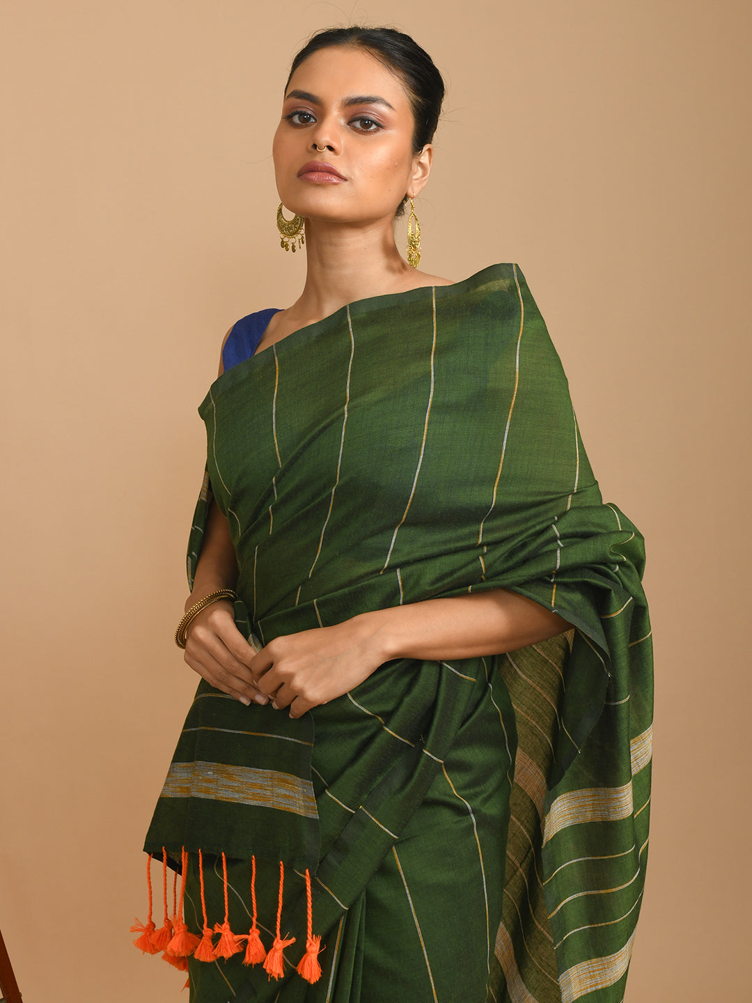 EVERGREEN PROFESSIONAL (BENGAL HANDLOOM COTTON BLEND SAREE)