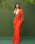 CITRUS CHARM (BENGAL HANDLOOM COTTON BLEND SAREE)