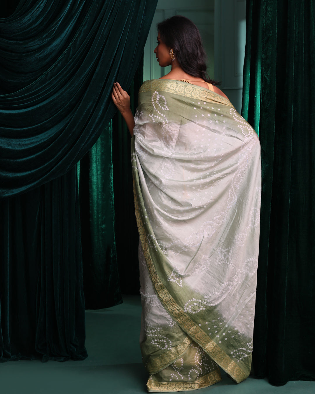 PRISHA (BANDHANI POLY SILK SAREE)