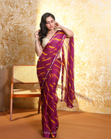 RANG RESHMI LEHERIYA (LEHERIYA  SAREE)