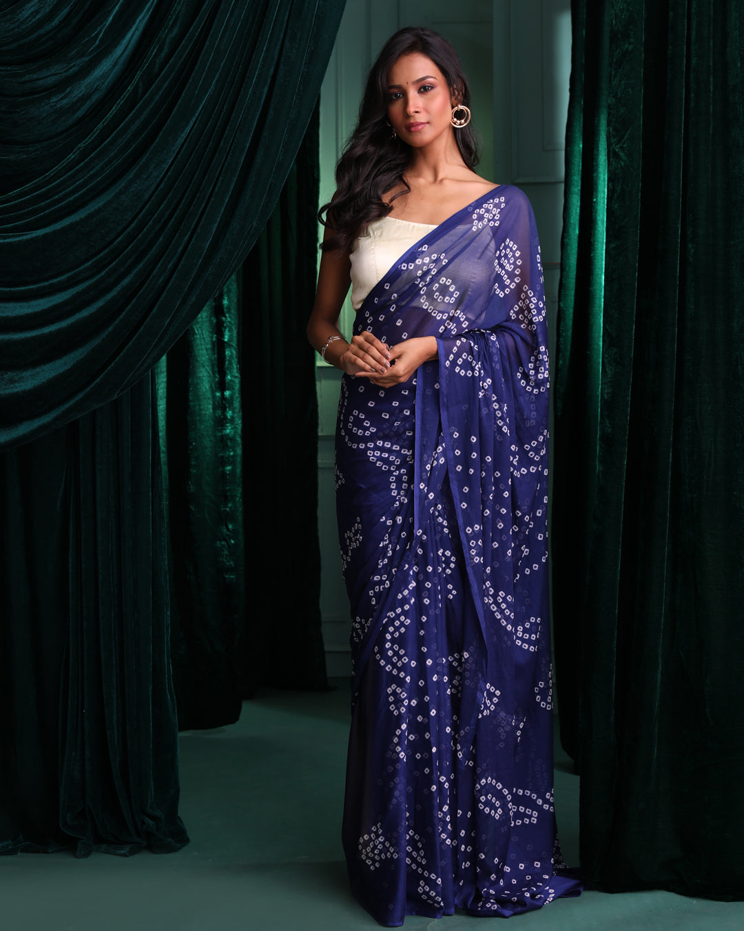 NAVYA (BANDHANI  SAREE)