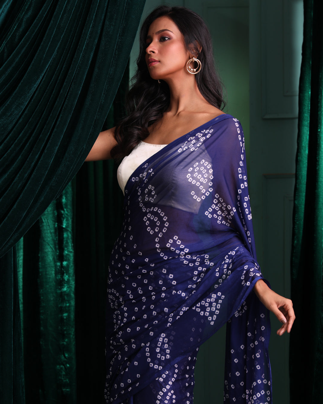 NAVYA (BANDHANI  SAREE)