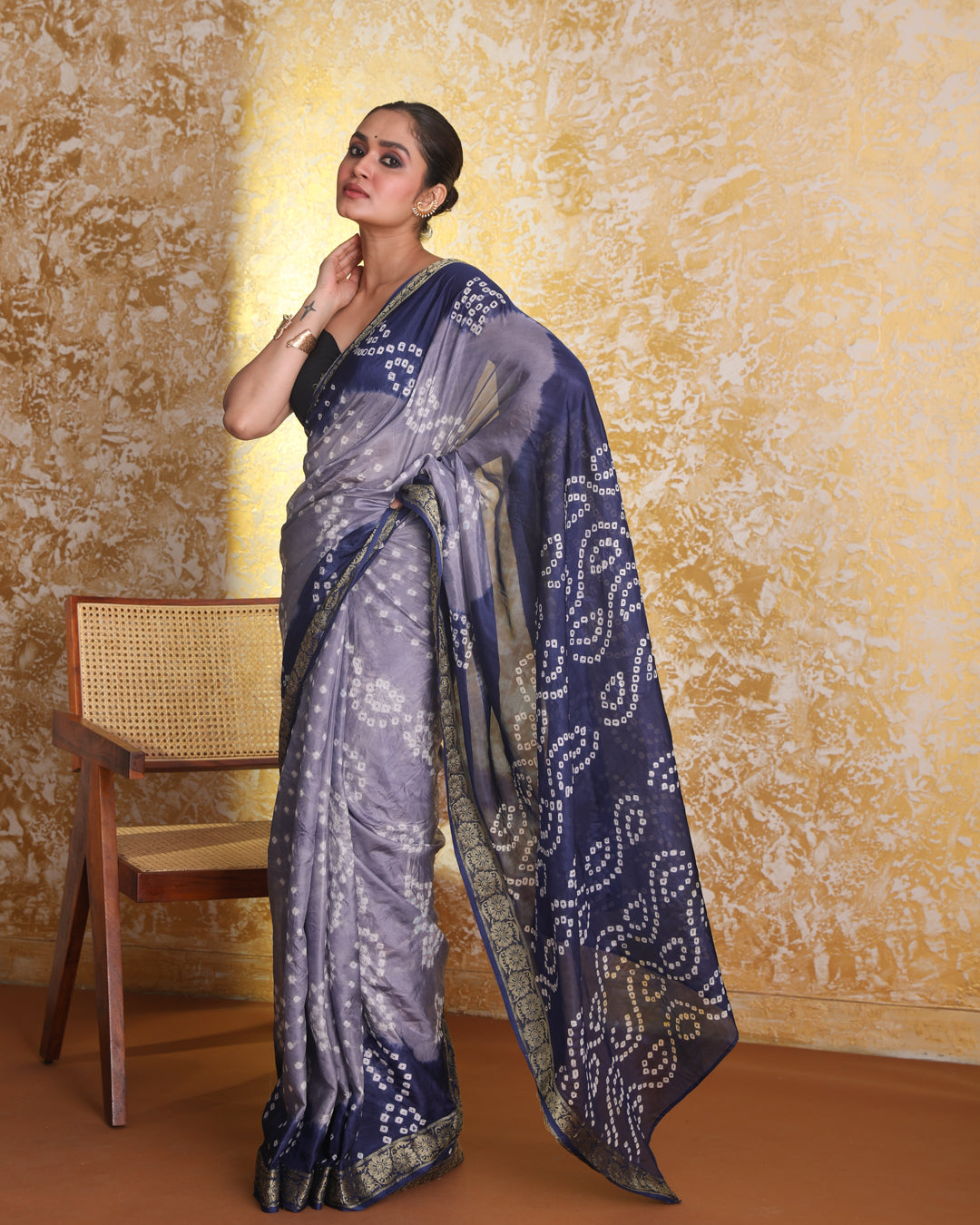 RIDDHI (BANDHANI POLY SILK SAREE)