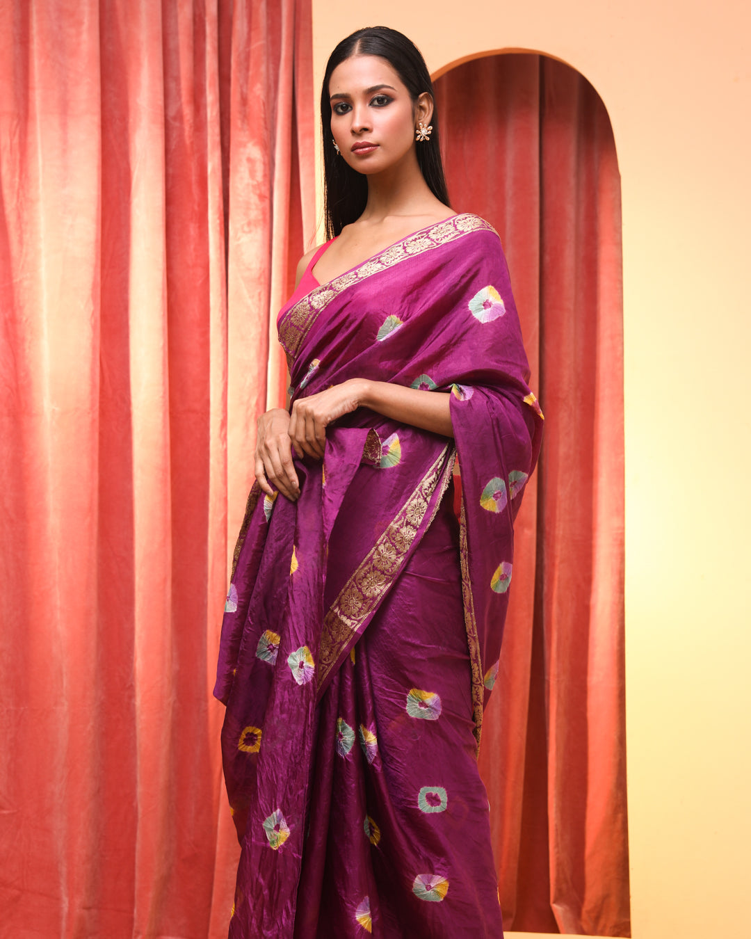REGAL BANDHANI BLISS (BANDHANI  SILK SAREE)