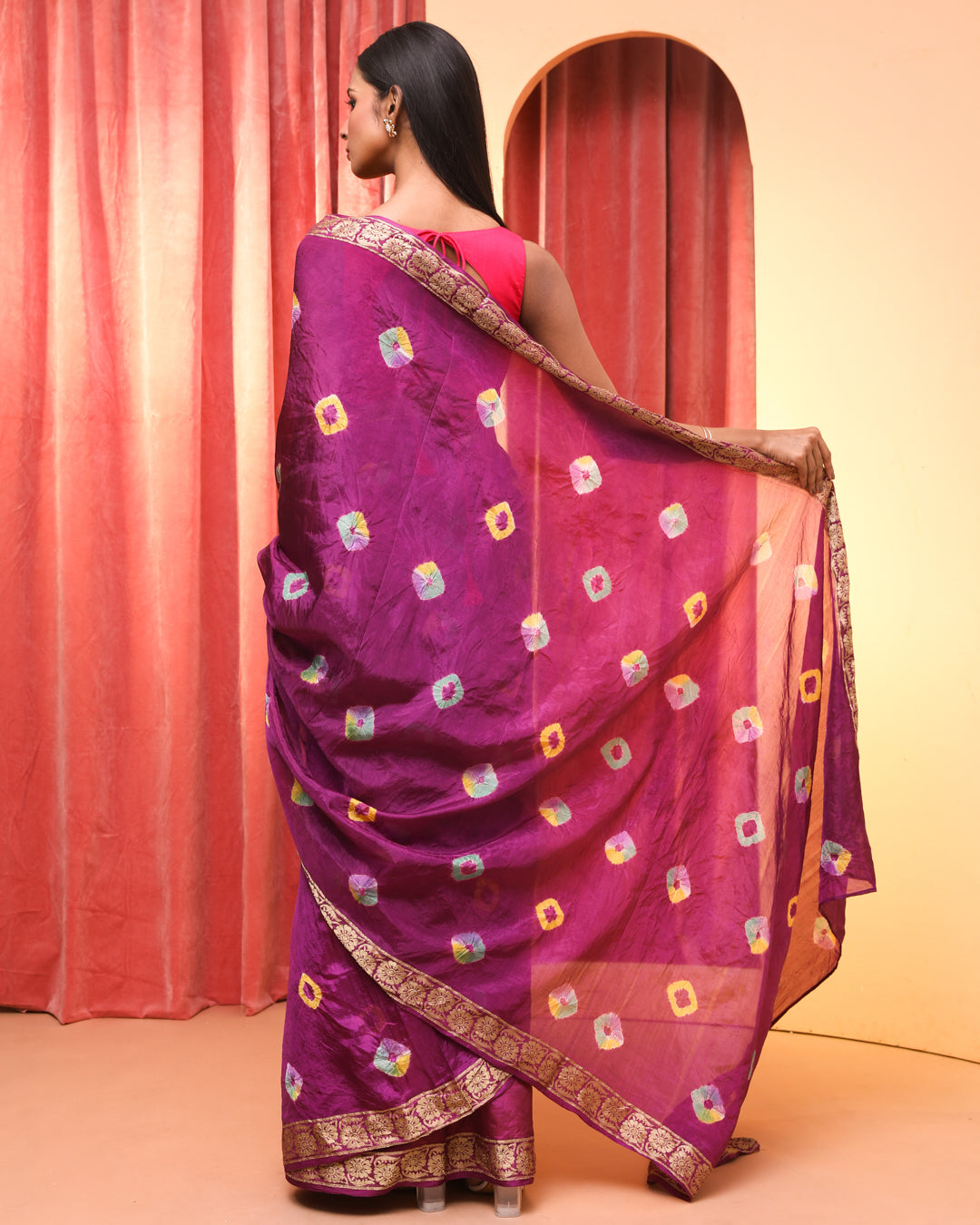 REGAL BANDHANI BLISS (BANDHANI  SILK SAREE)