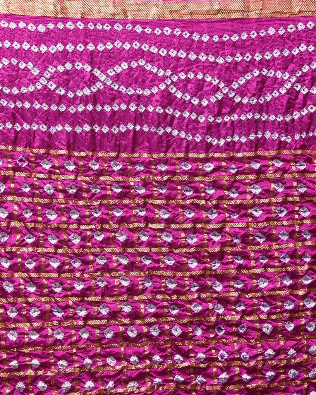 GRAPE GLOW (BANDHANI POLY SILK SAREE)