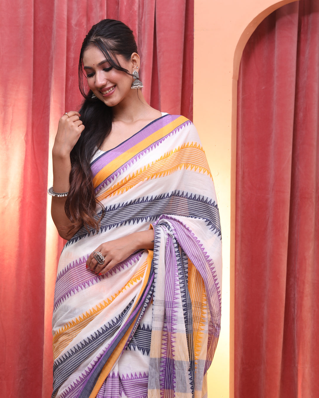 LAVENDER MIST (TAANT  SAREE)
