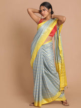 DUSK BLOOM (BANARASI LIVA SAREE)