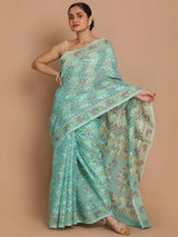 OCEANIQUE OPULENCE (BANARASI COTTON BLEND SAREE)