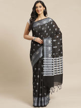 REALM OF BLACK (BANARASI LIVA SAREE)