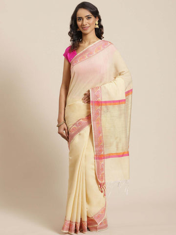 CHAI LATTE CHIC (BANARASI LIVA SAREE)